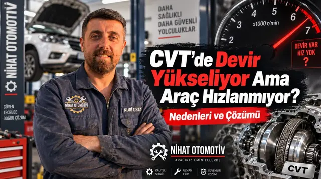 CVT devir yükseliyor araç hızlanmıyor