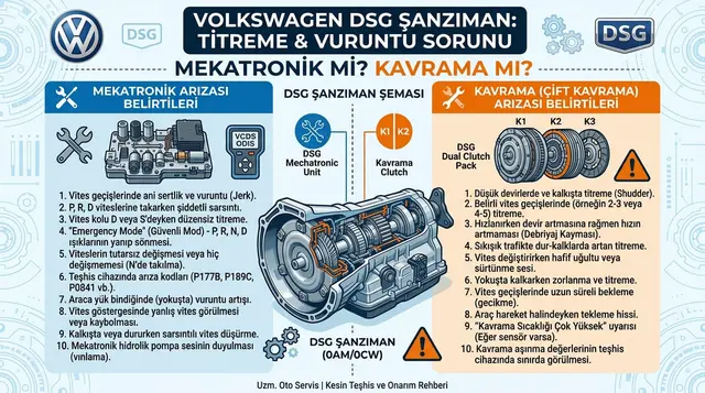 DSG titreme neden olur