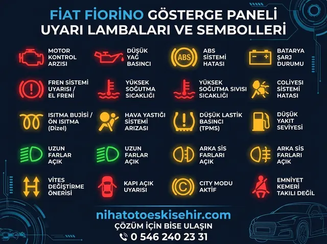 Fiat Fiorino arıza lambası neden yanar