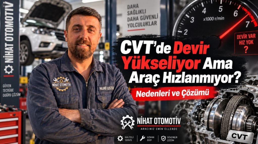 CVT Devir Yükseliyor Ama Araç Hızlanmıyor: Nedenleri