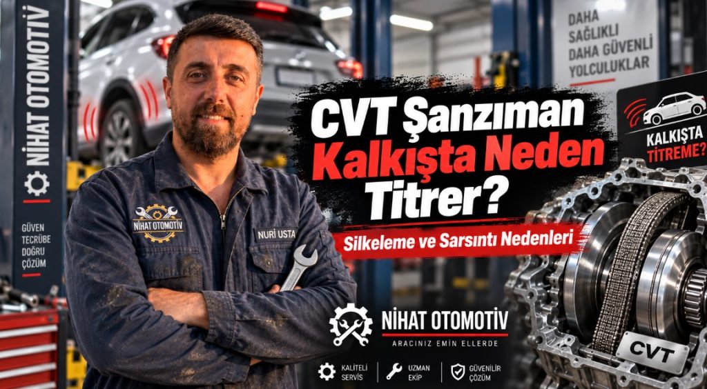 CVT Şanzıman Kalkışta Neden Titrer? Silkeleme ve Sarsıntı Nedenleri